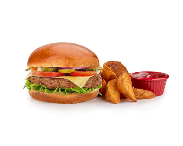Sach Burger me Patate